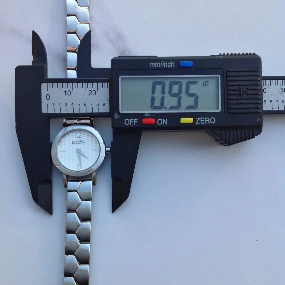 Michael Kors Watch Branded Face Silver Bracelet for Ladies